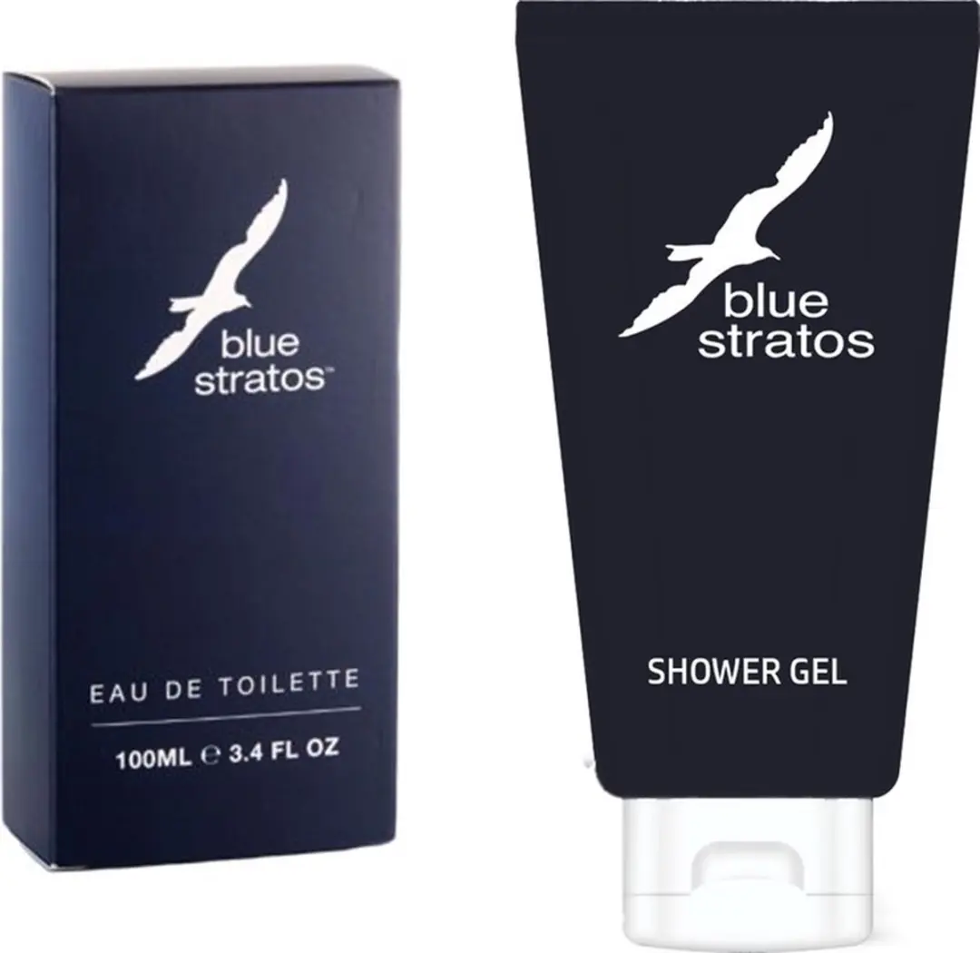 Blue Stratos EDT Spray 100ml + Douchegel 200ml