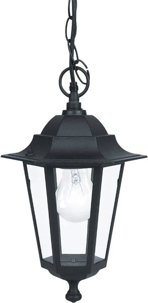 Eglo Laterna 4 Hanglamp Buiten - Ø20,5cm - Zwart
