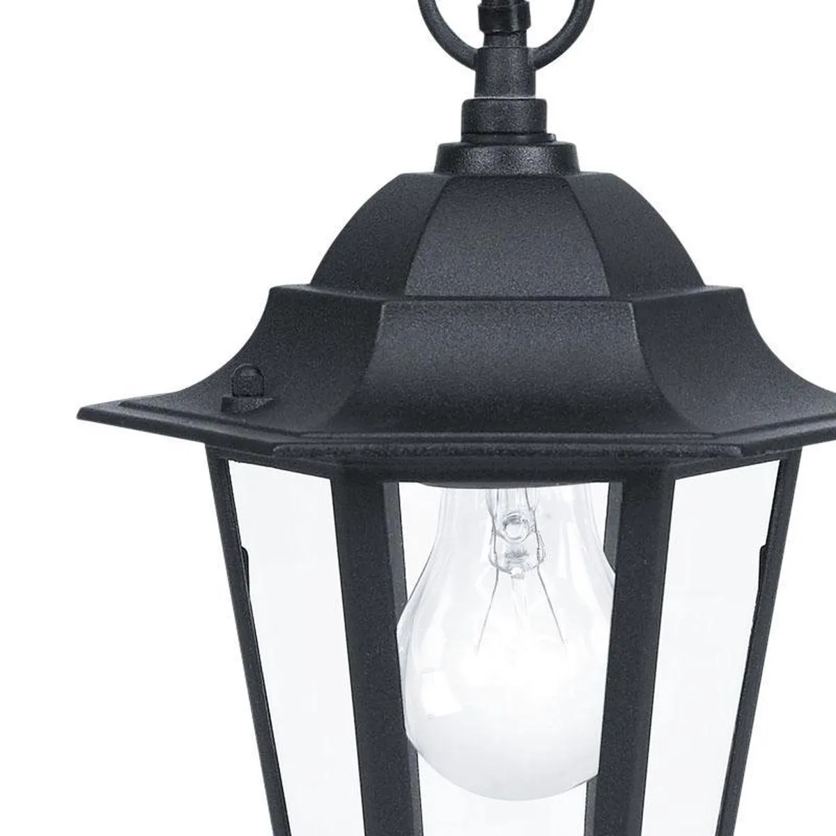 Eglo Laterna 4 Hanglamp Buiten - Ø20,5cm - Zwart