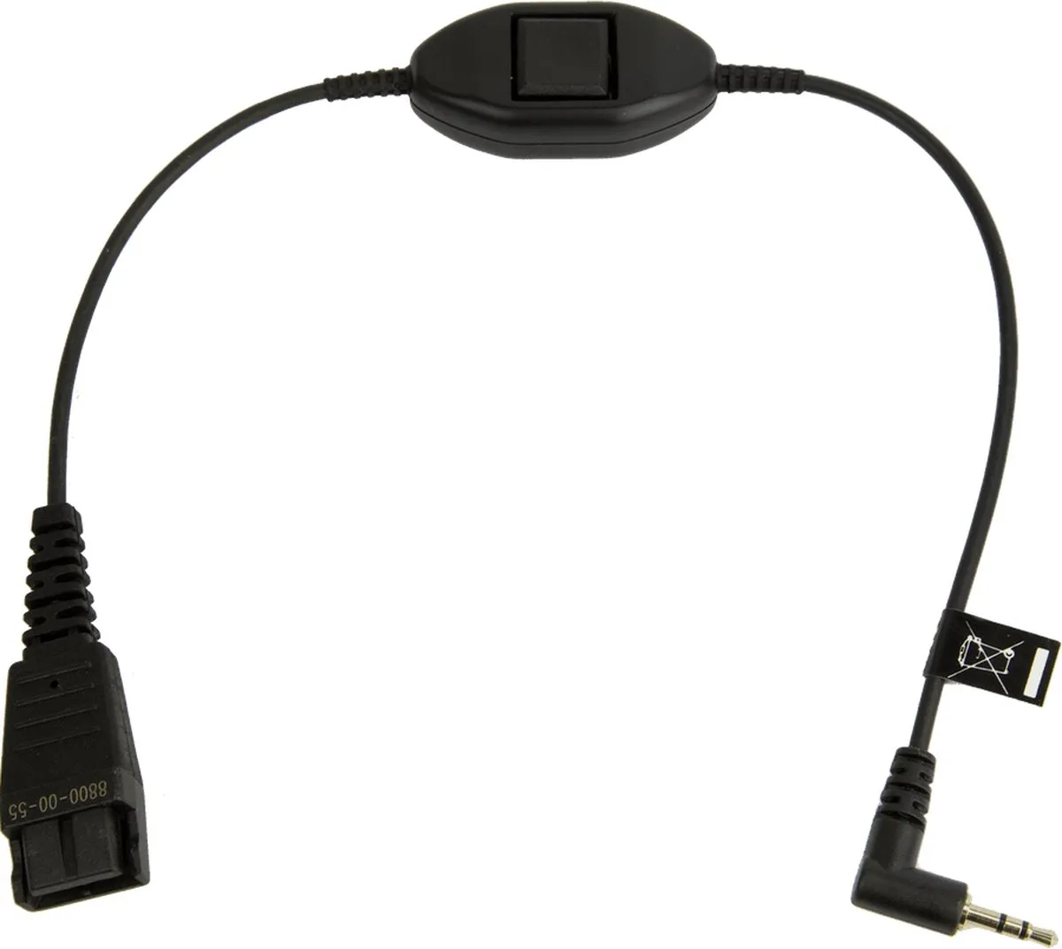 Jabra QD Cord Verloopstuk met PTT