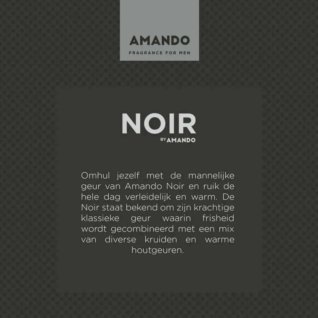 Amando Noir Aftershave - 3x50ml