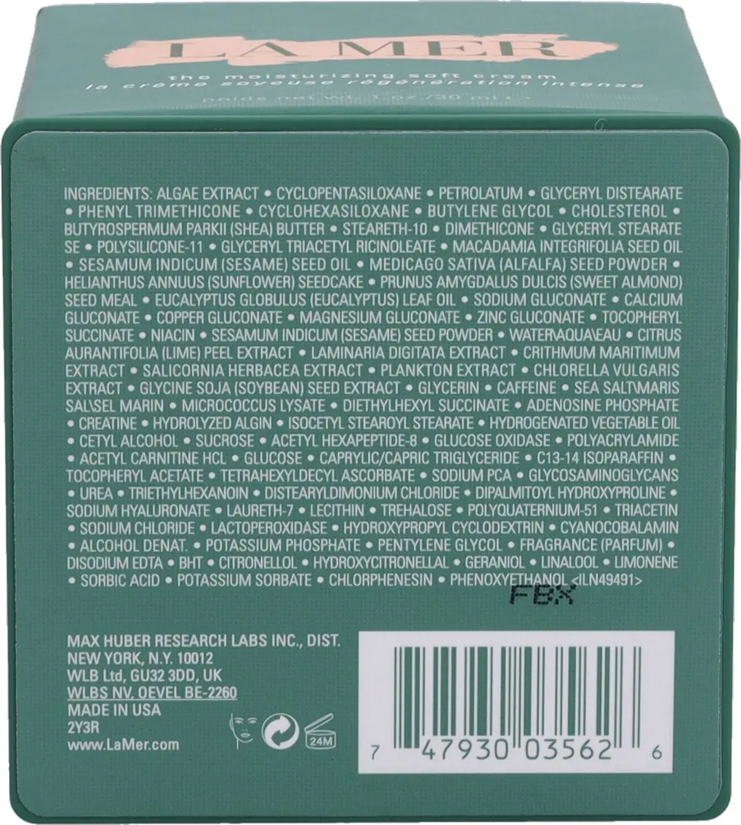 Hydraterende Creme La Mer