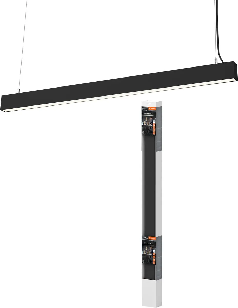 LEDVANCE Office Line Cuboid Hanglamp 42W - 4400lm - 4000K - Zwart