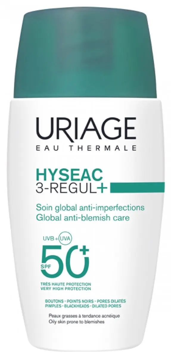 Uriage Hyséac 3-Regul Globale Verzorging SPF50+ 50ml