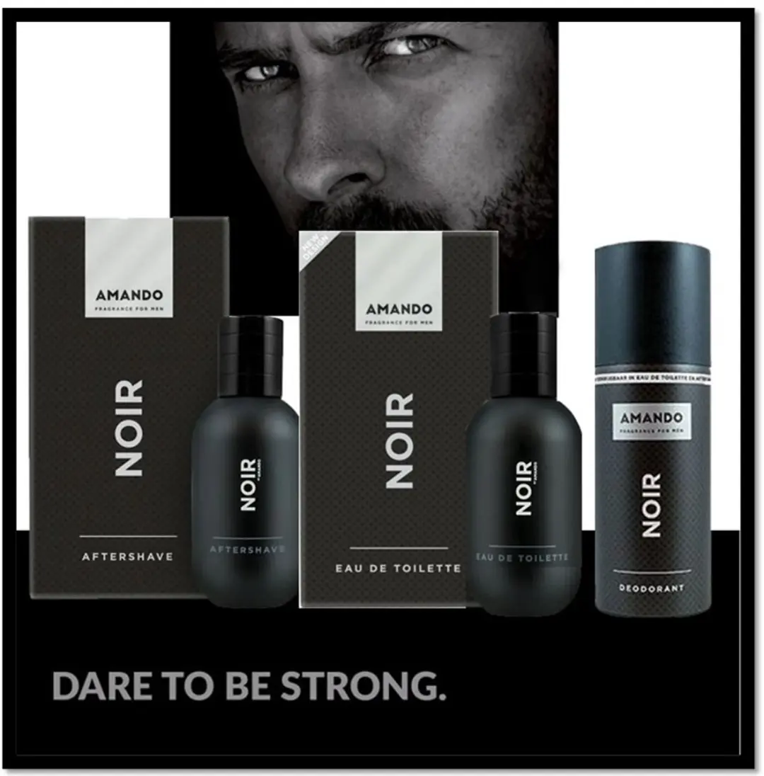 Amando Noir Eau de Toilette & Deo Spray - 200ml