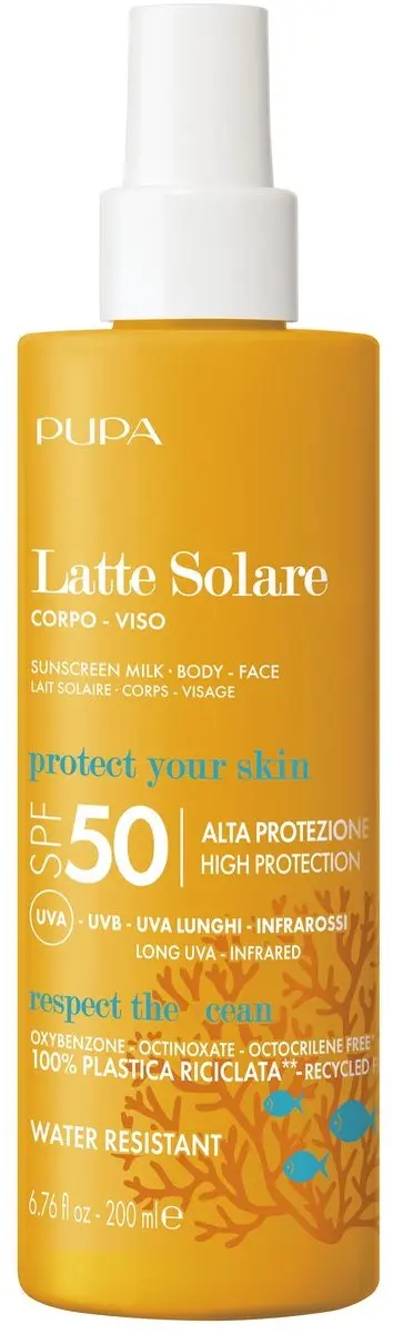 Pupa Milano Invisible Sunscreen Milk SPF50 200ml