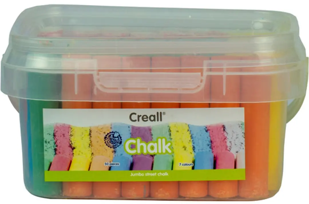 Creall Sidewalk Chalk - 50 Stuks - afbeelding 5 van 5
