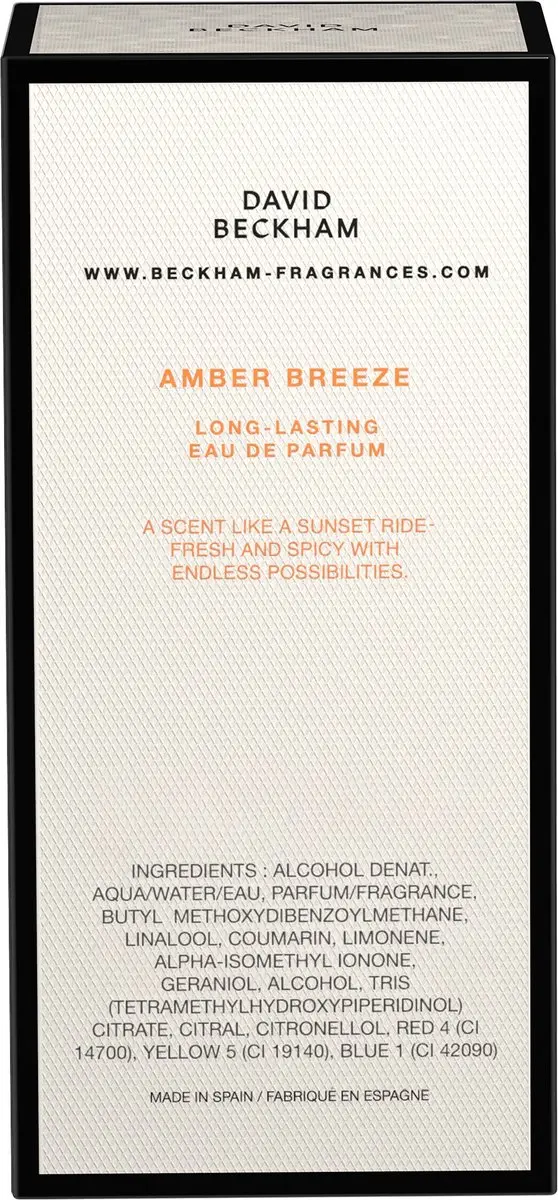 David Beckham Amber Breeze Eau de Parfum - 100ml