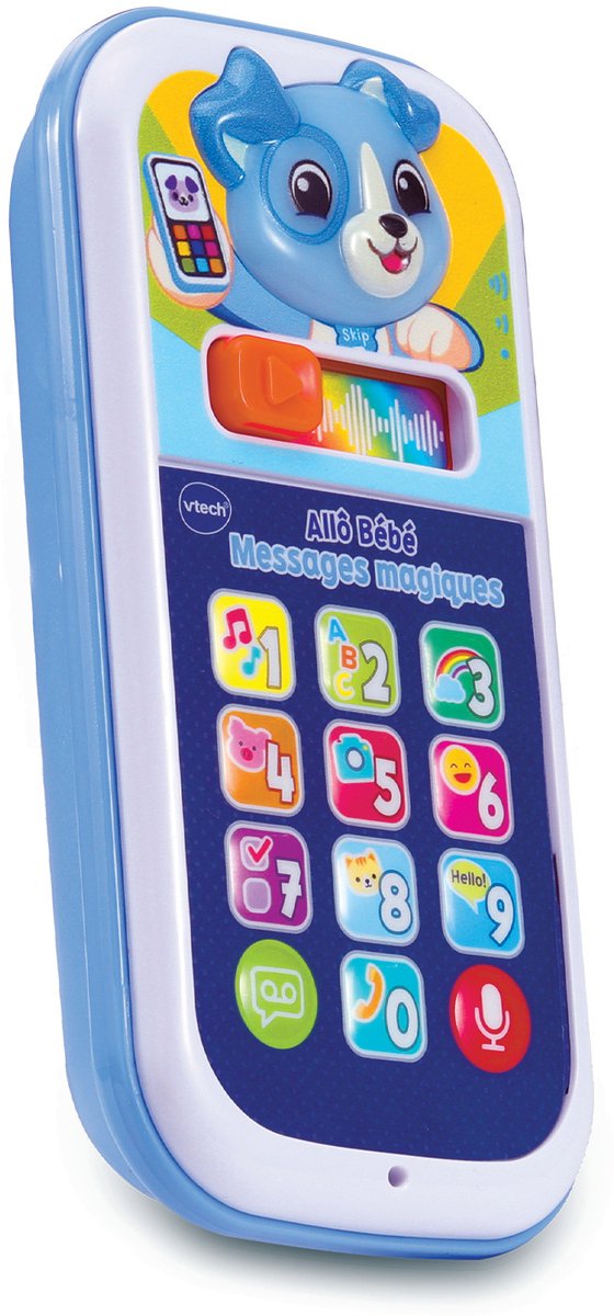 VTech Baby ALLO BEBE MESSAGES MAGIQUES, 0,75 jaar, Batterijen vereist, AAA, Kunststof, Blauw