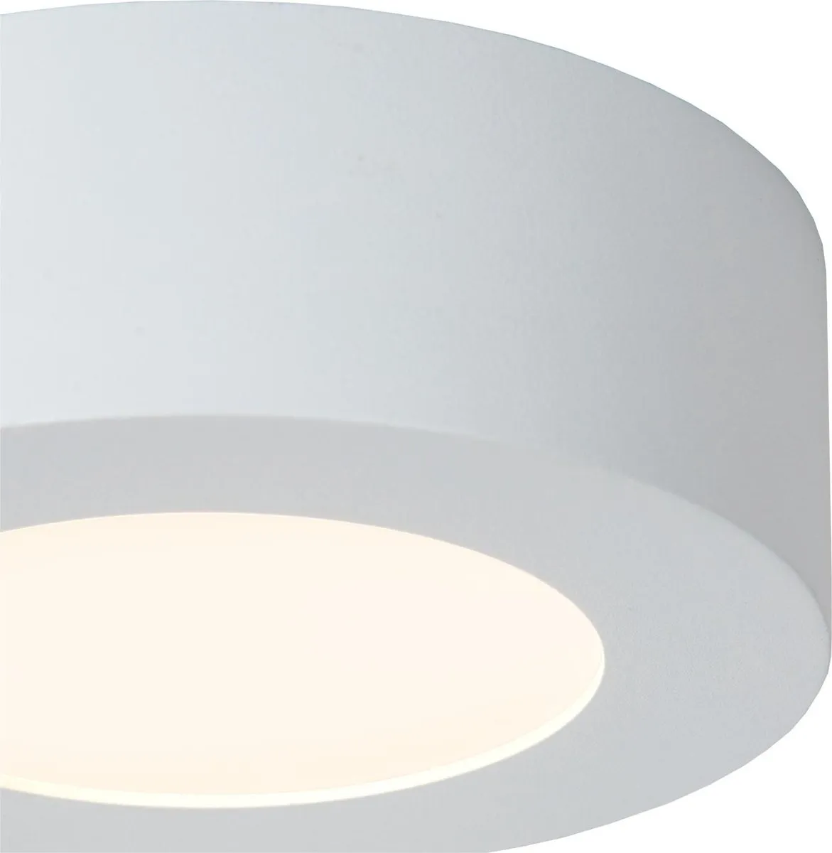 Lucide BRICE-LED Plafondlamp Badkamer 8W 3000K - Ø11,7cm Wit