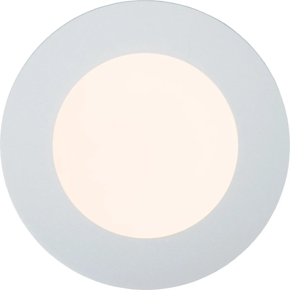Lucide BRICE-LED Plafondlamp Badkamer 8W 3000K - Ø11,7cm Wit