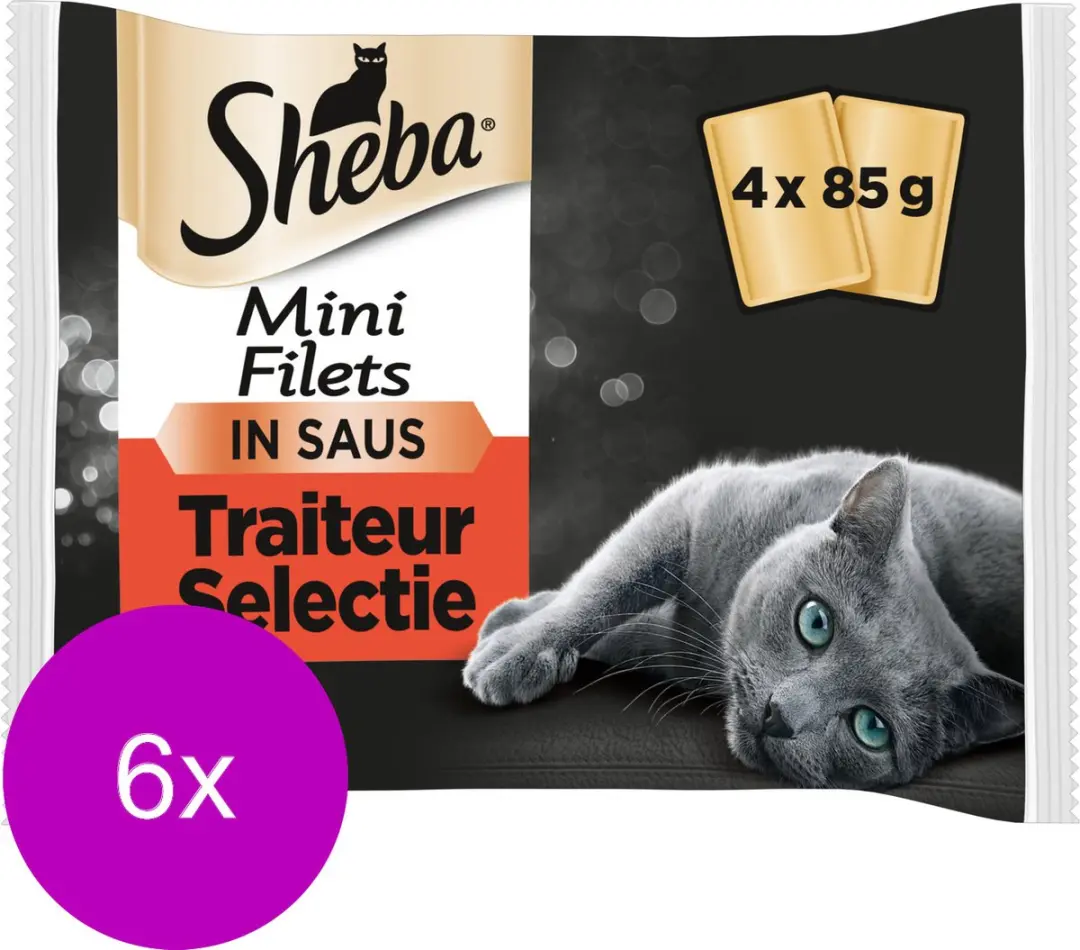 Sheba Multi-Pack Mini Filets Traiteur Pouch
