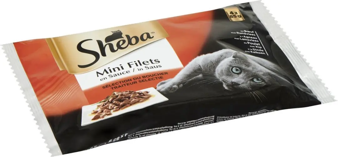 Sheba Multi-Pack Mini Filets Traiteur Kattenvoer - 4x85g