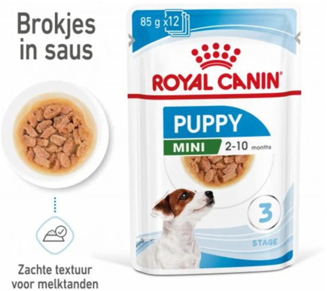 Royal Canin Mini Puppy Hondenvoer - 48 Stuks - afbeelding 3 van 6