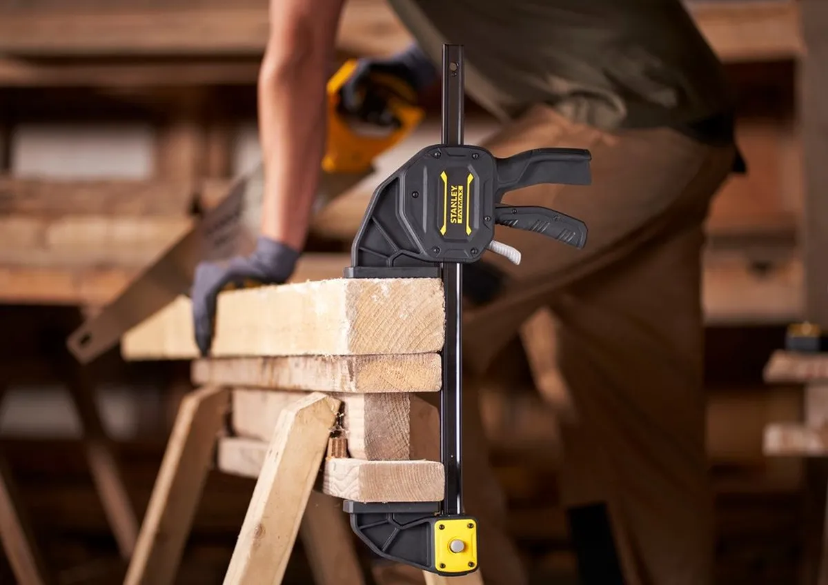 Stanley FatMax FMHT0-83239 Eenhandsklem XL 300mm - Zwart/Geel - afbeelding 6 van 6