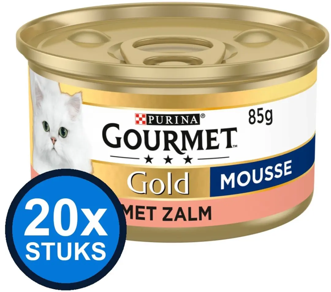 Gourmet Gold Mousse Zalm Kattenvoer Natvoer