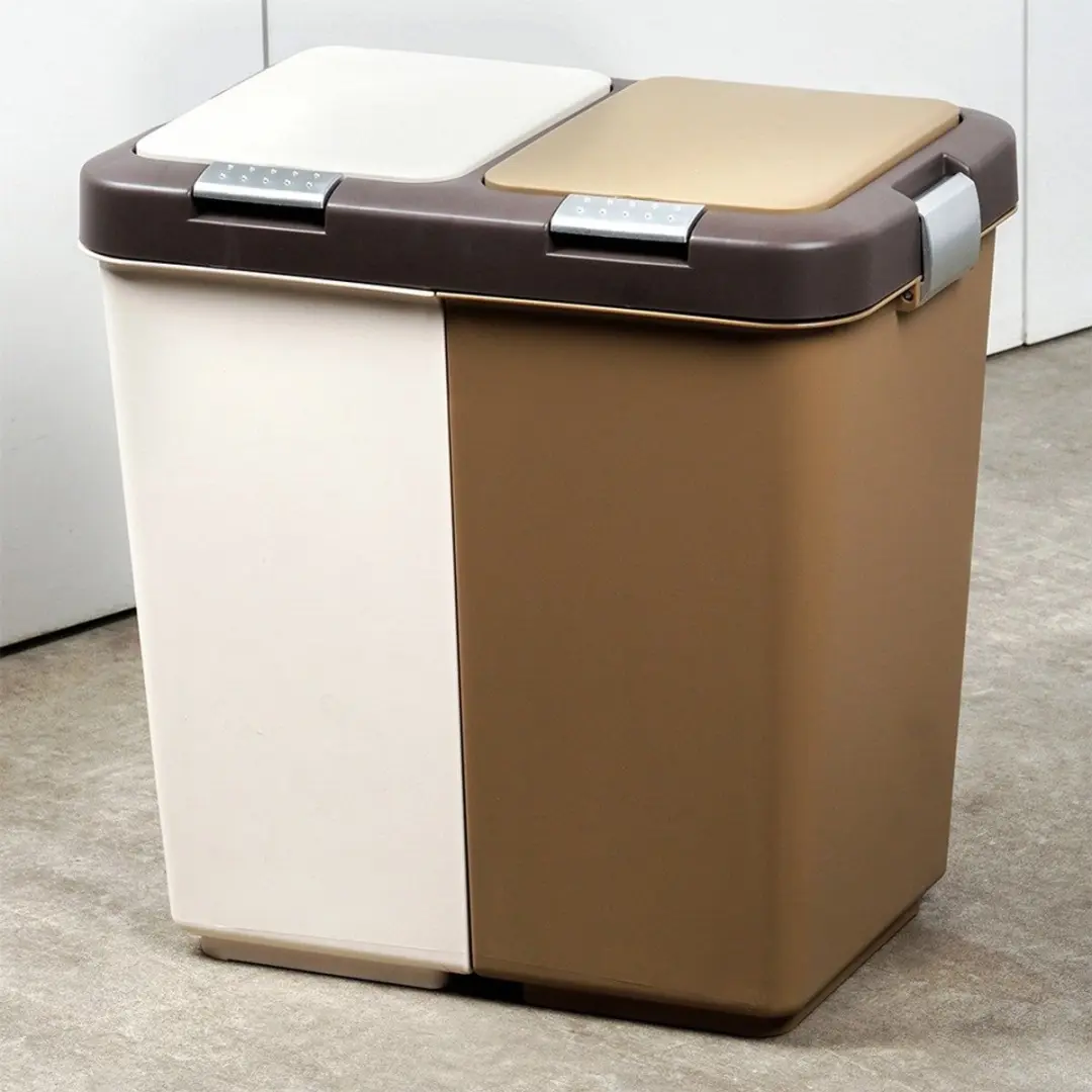 Orion Dubbele Afvalbak 2x10L - Multicolor