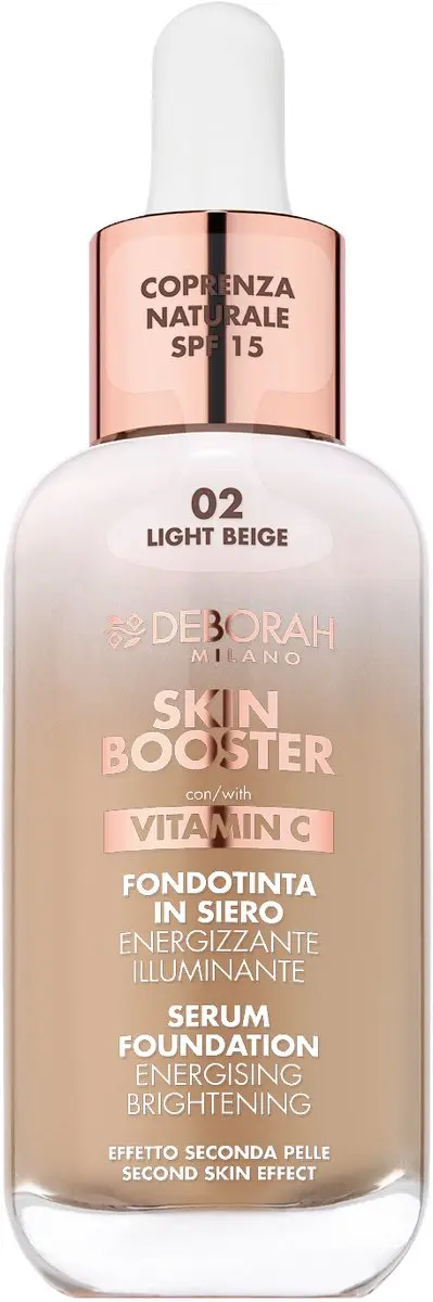 Deborah Milano Skin Booster Serum Foundation 02 Light Beige