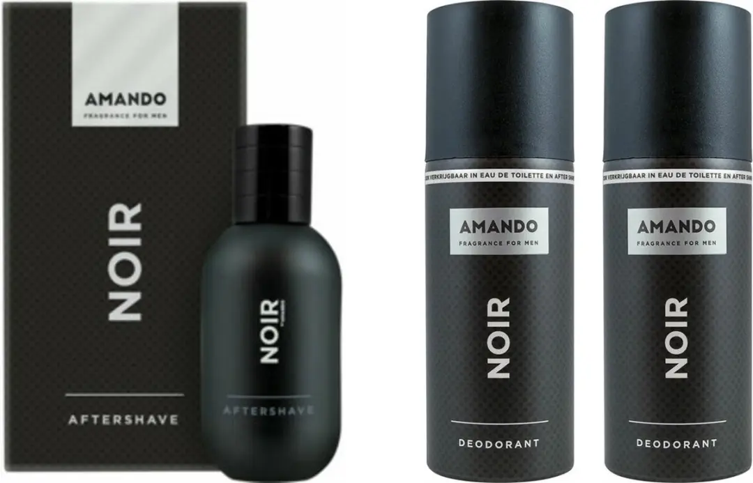 Amando Noir After Shave & Deo Spray Pakket