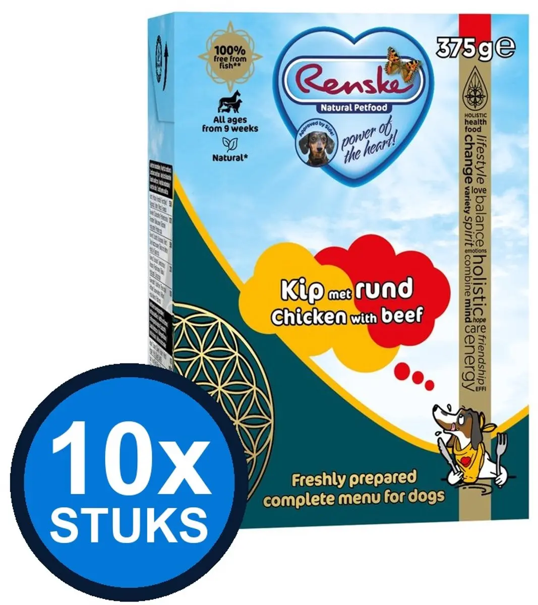 Renske Vers Kip Rund Natvoer 375g
