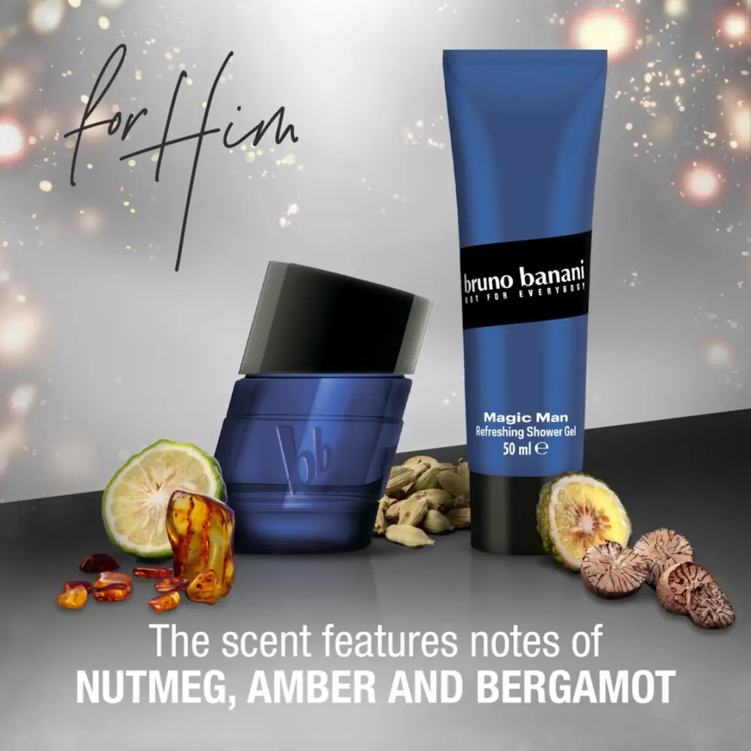 Bruno Banani Magic Man Geschenkset - 50ml