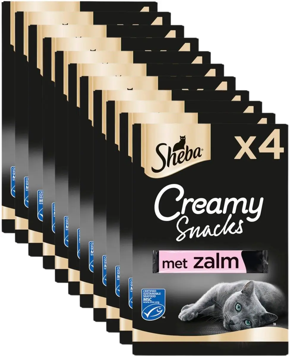 Sheba Creamy Snoepjes Zalm