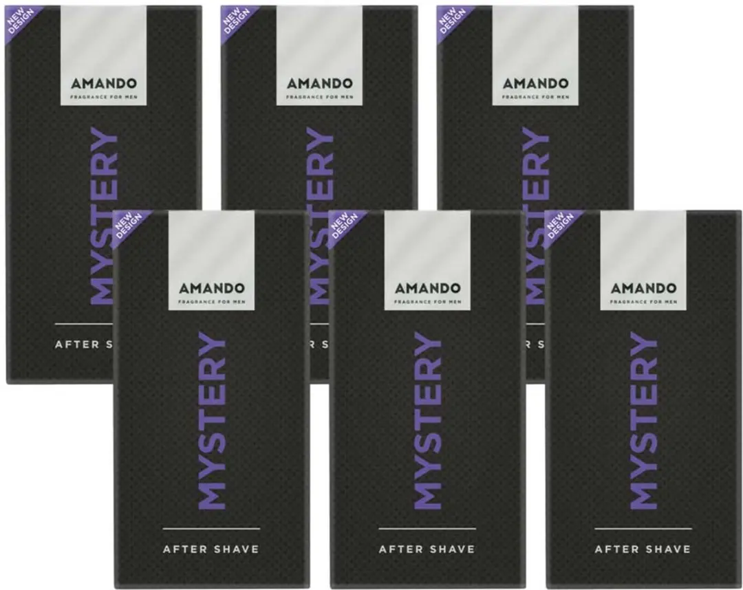 Amando Mystery Eau de Toilette - 6x50ml