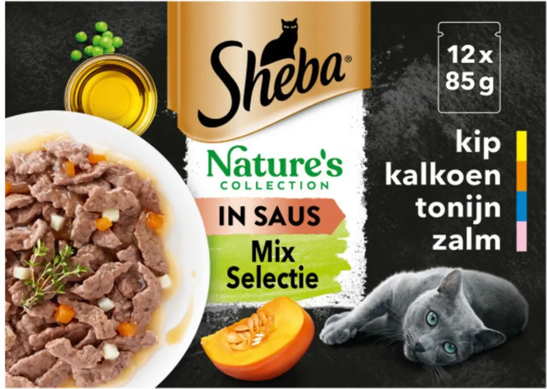 Sheba Nature's Collection Natvoer Mix Selectie - 12x85g