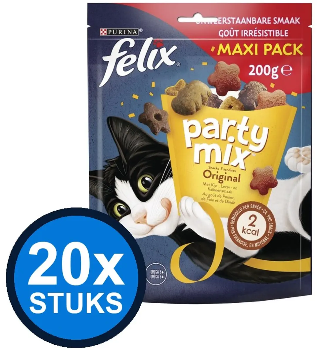 Felix Party Mix Original Kattensnacks 20x200g