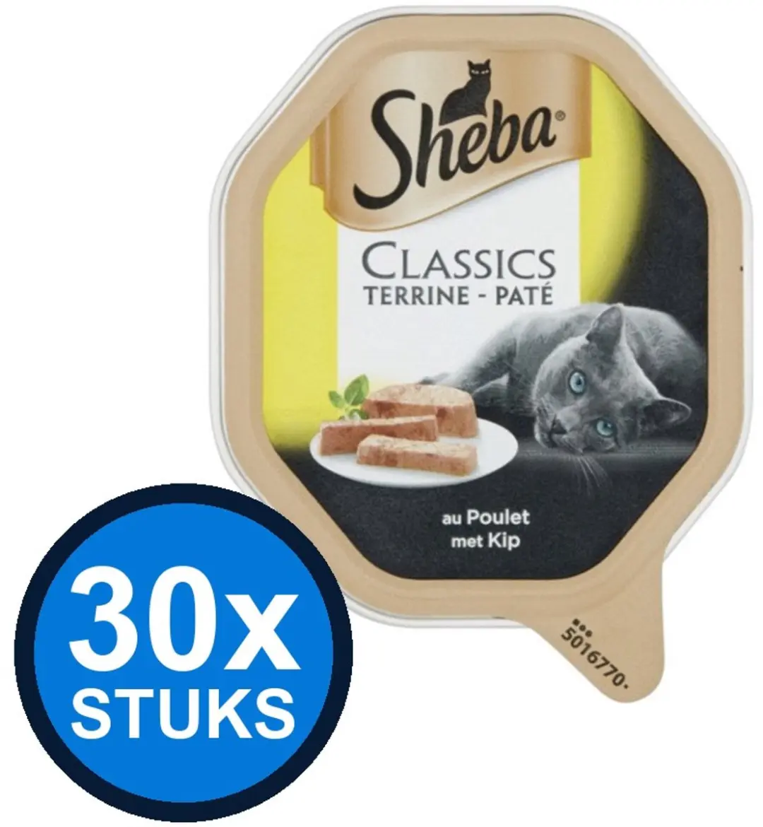 Sheba Classic Paté Kip Natvoer
