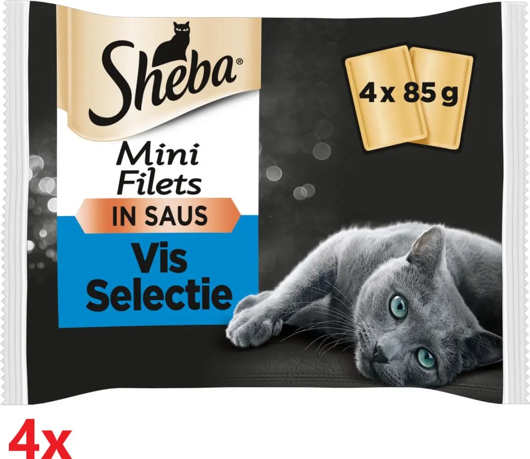 Sheba Mini Filets in Saus Vis Selectie