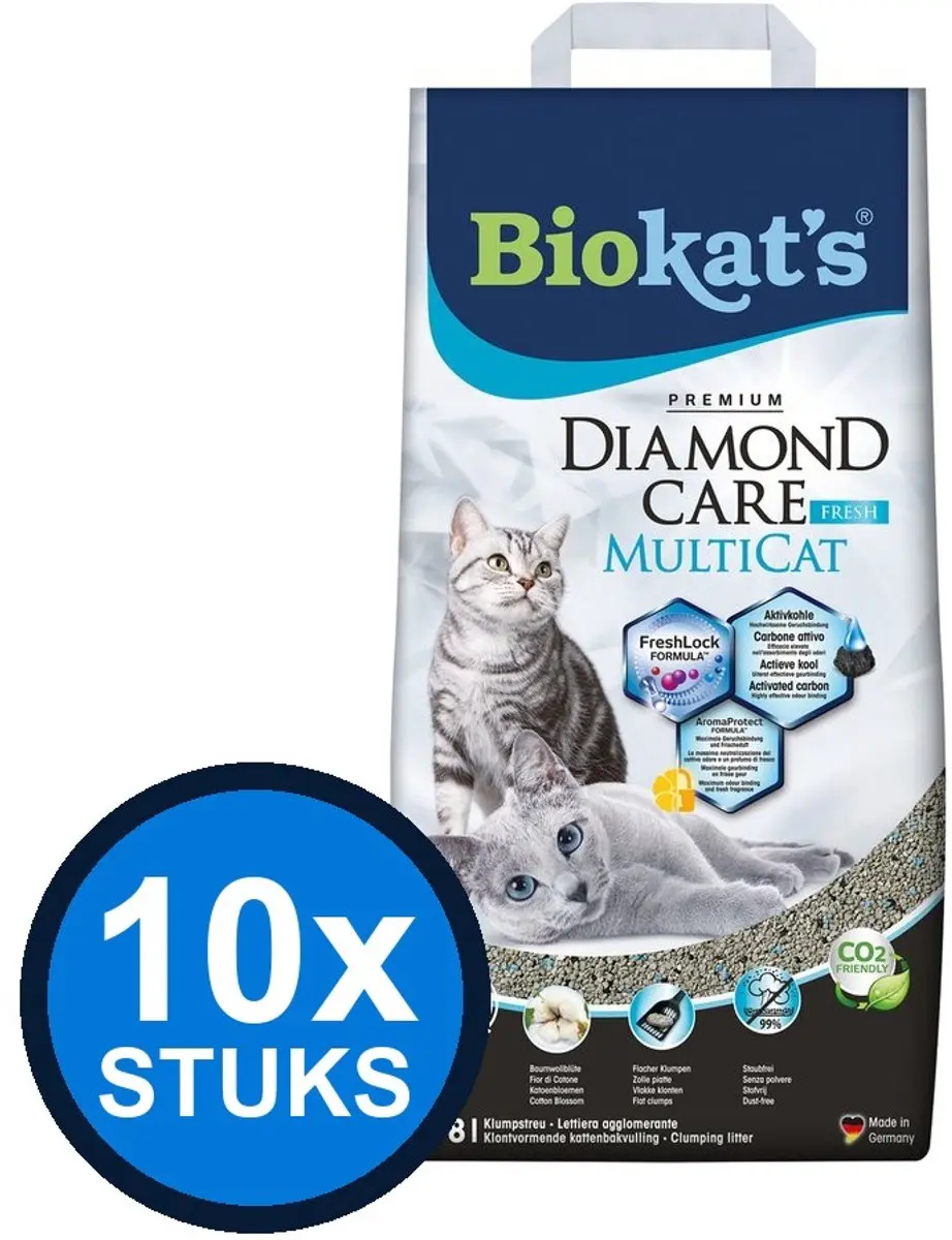 Biokat's Diamond Care Fresh Multicat 8L