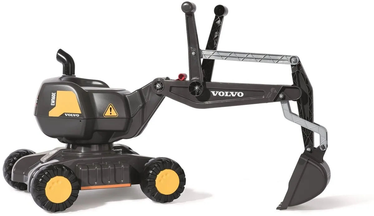 Rolly Toys RollyDigger Volvo Graafmachine RT42115 - Zwart