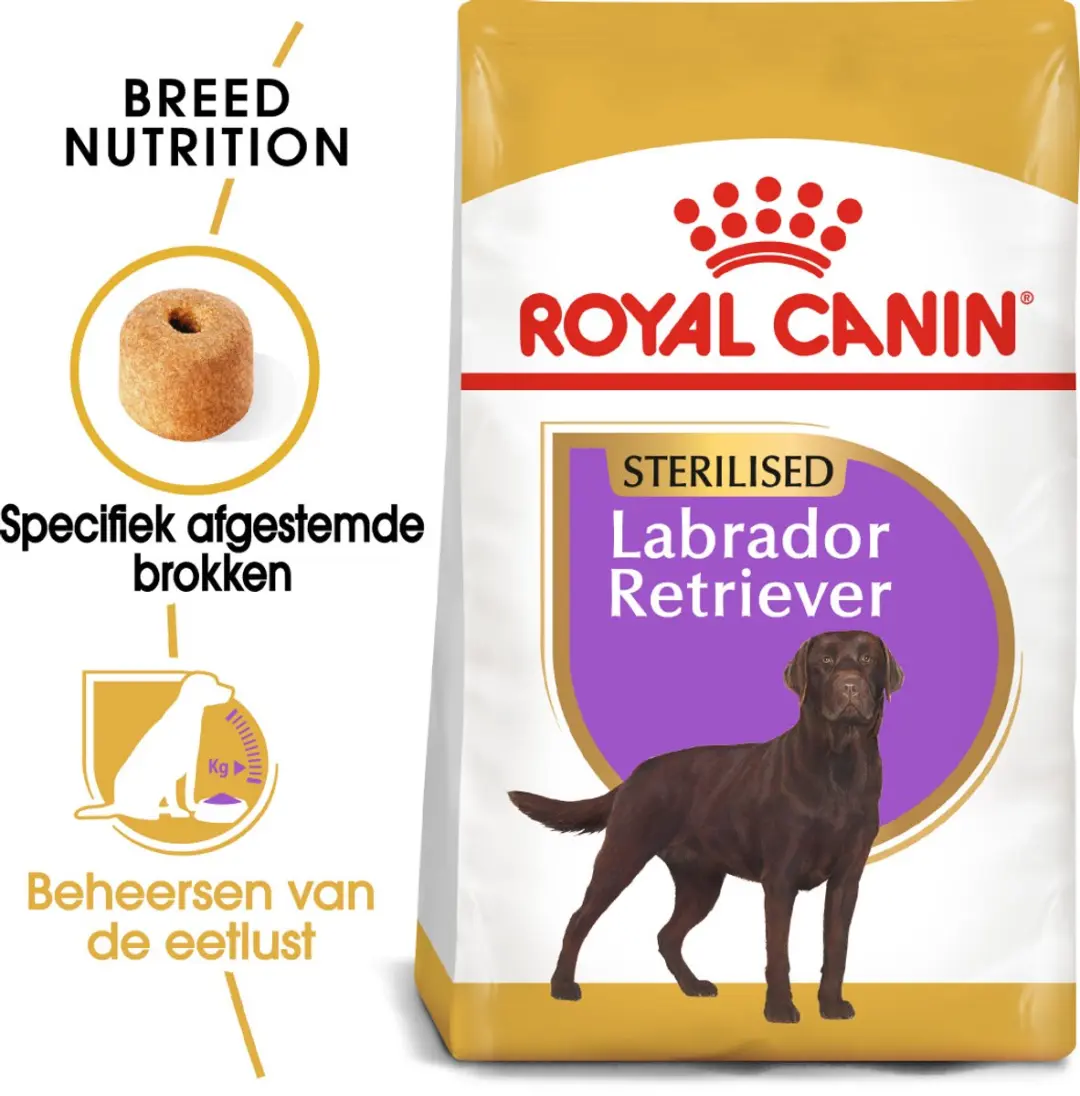 Royal Canin Labrador Retriever Hondenvoer 12kg - Gesteriliseerd