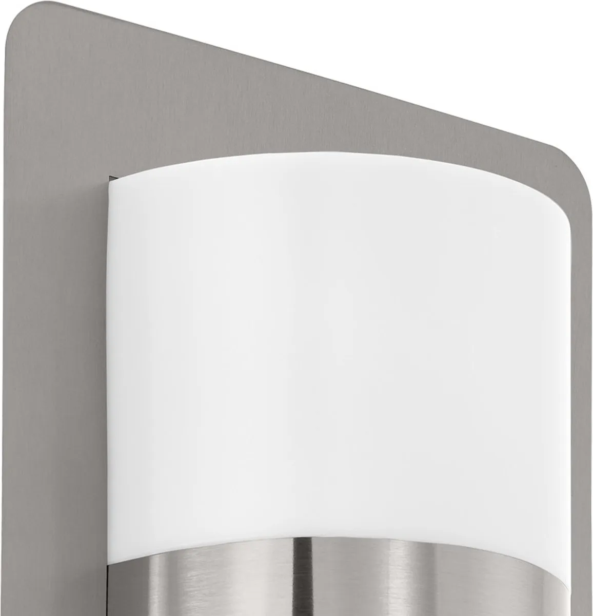 Eglo 98085 Buitenverlichting Muur - 2x Warm Wit LED 10W - Ø18cm RVS
