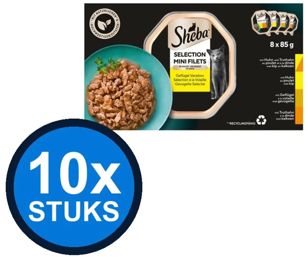 Sheba Mini Filets Gevogelte 680g