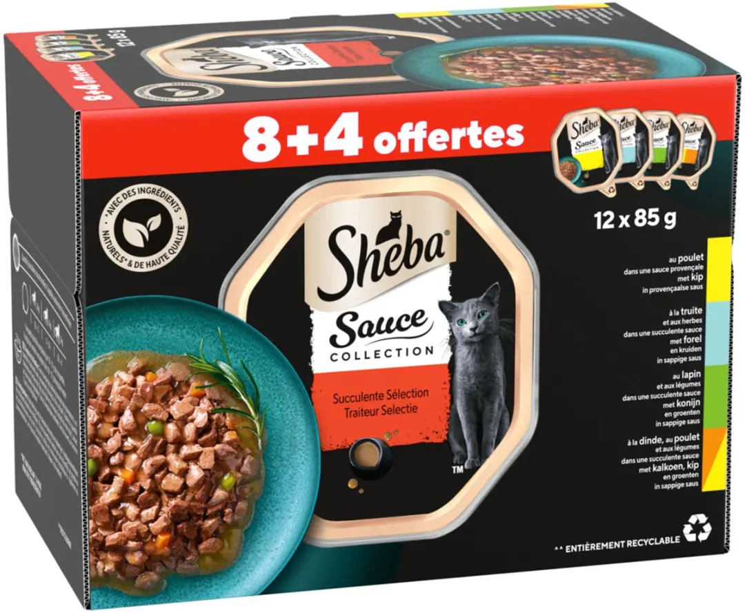 Sheba Nat Traiteur Selectie Multipack