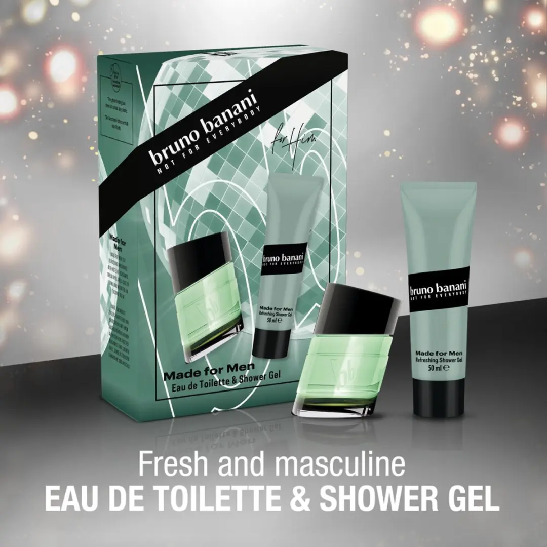 Bruno Banani Made for Men Geschenkset - Parfum & Douchegel