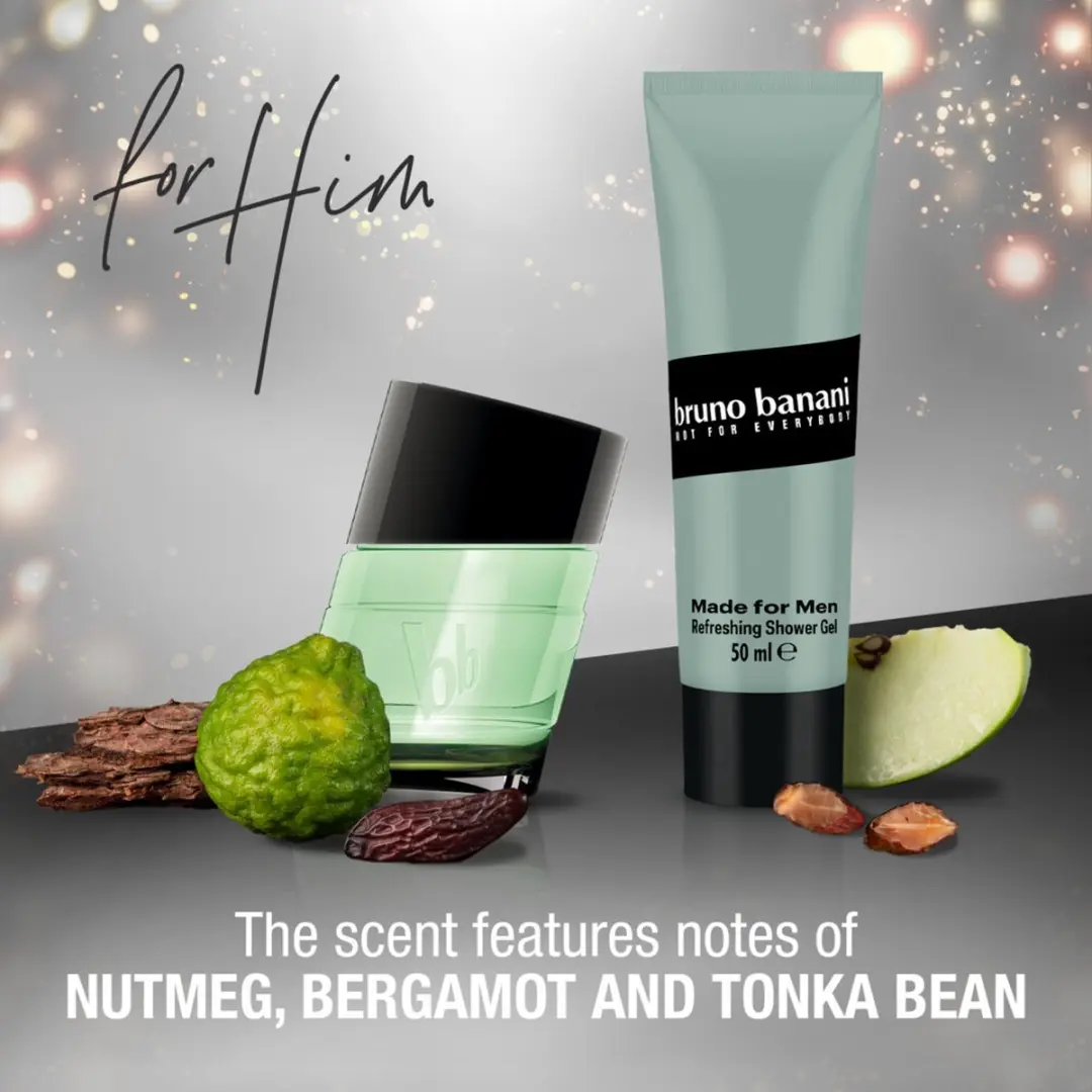 Bruno Banani Made for Men Geschenkset - Parfum & Douchegel