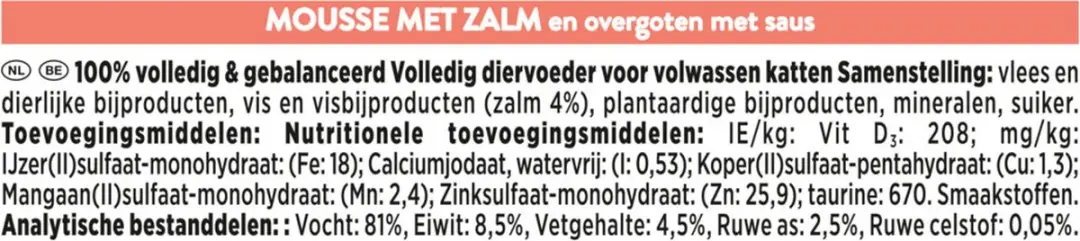 Gourmet Revelations Mousse Kattenvoer - Zalm 24x57g
