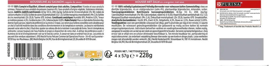 Gourmet Revelations Mousse Kattenvoer - Zalm 24x57g