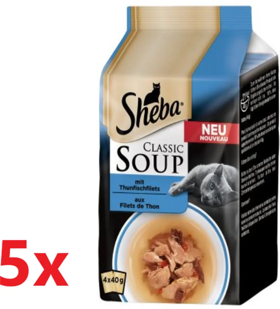 Sheba Classic Soup Tonijn Kattenvoer