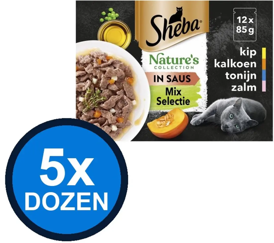 Sheba Natures Collection Gelei Mix Selectie
