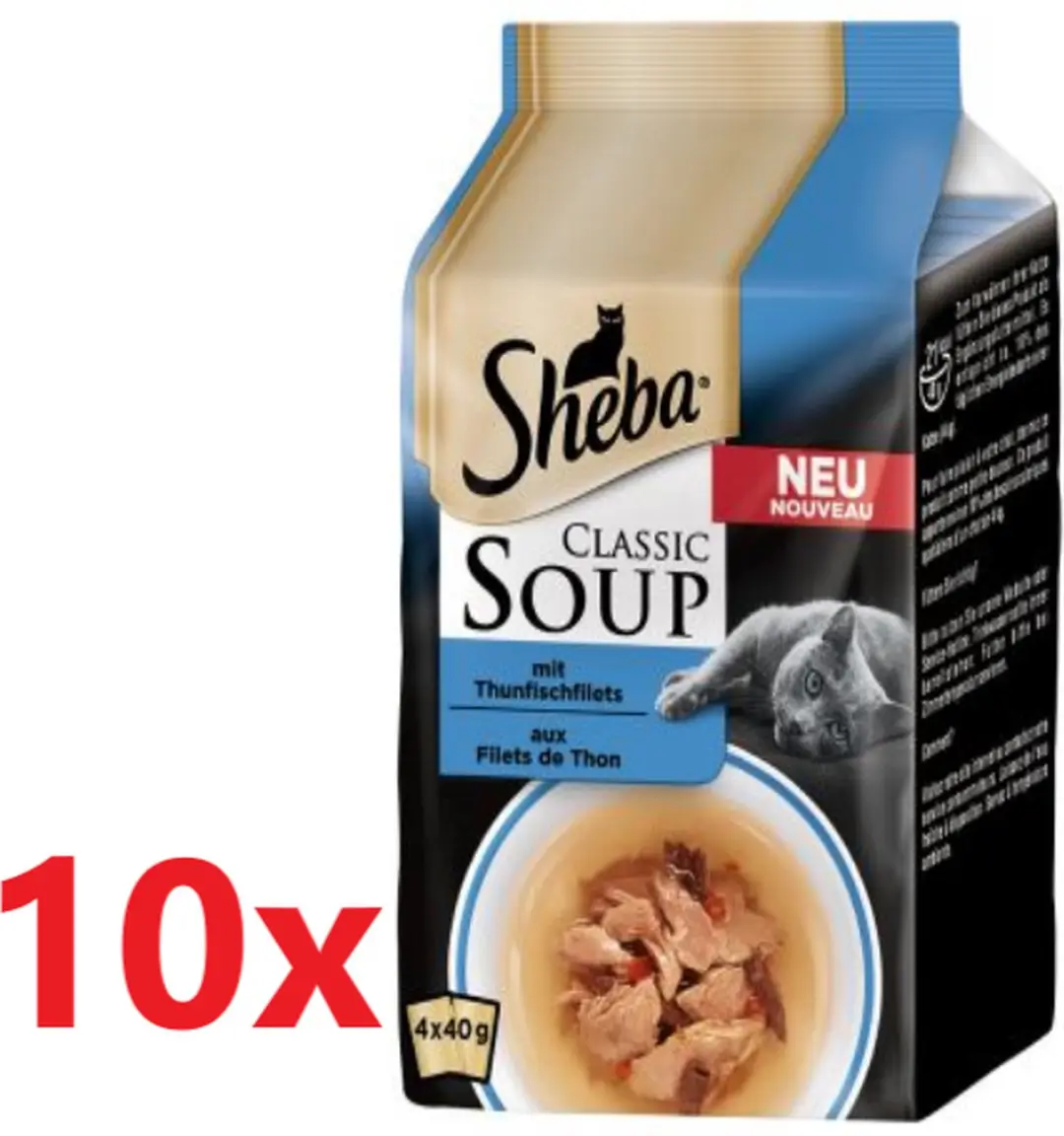 Sheba Classic Soup Tonijn Kattenvoer