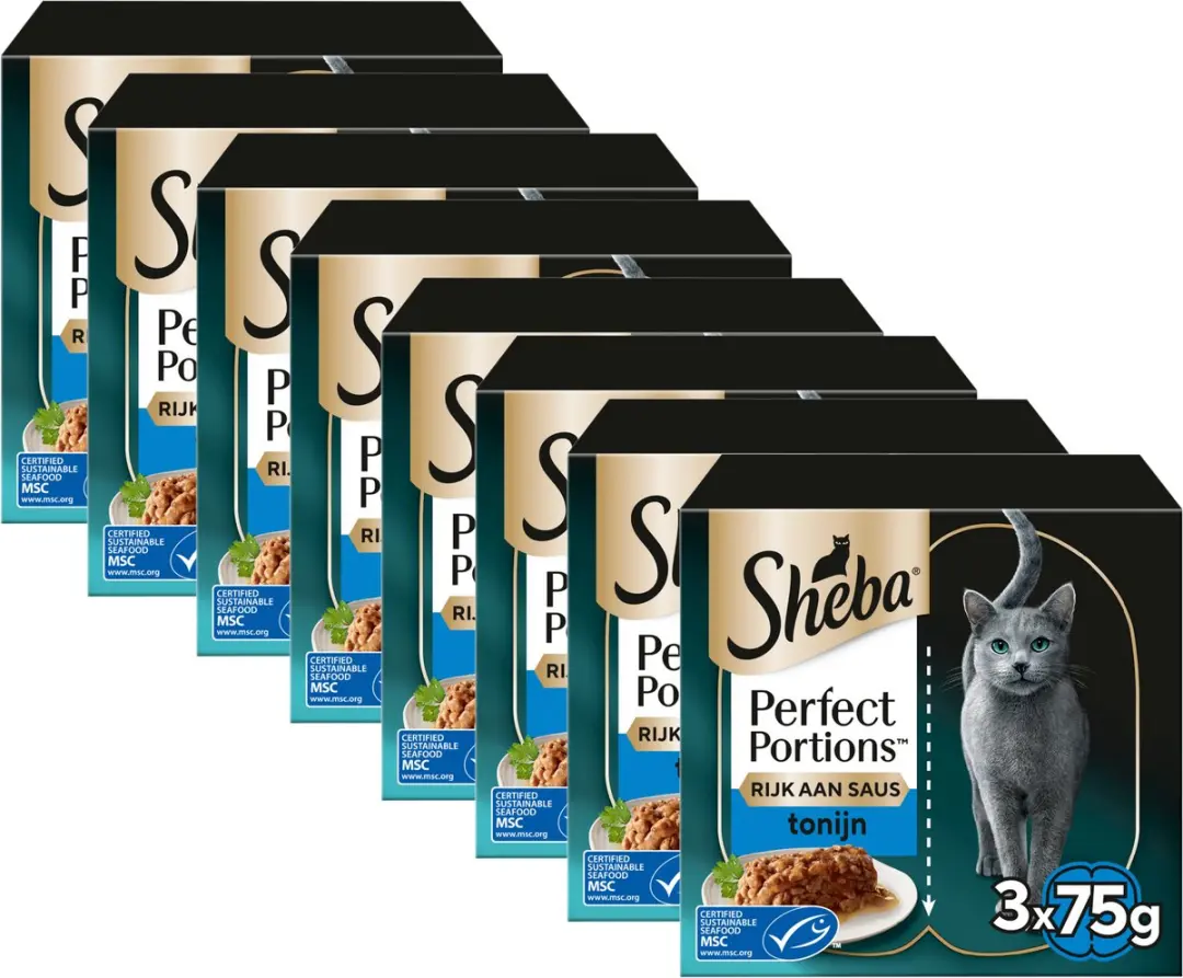 Sheba Perfect Portions Natvoer Tonijn in Saus