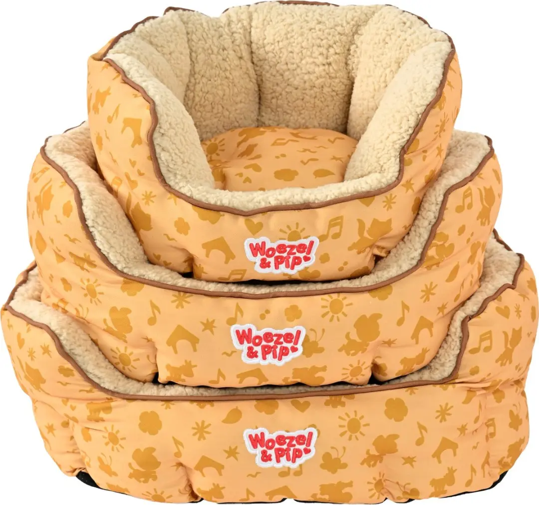 Woezel & Pip Hondenmand Geel 60cm