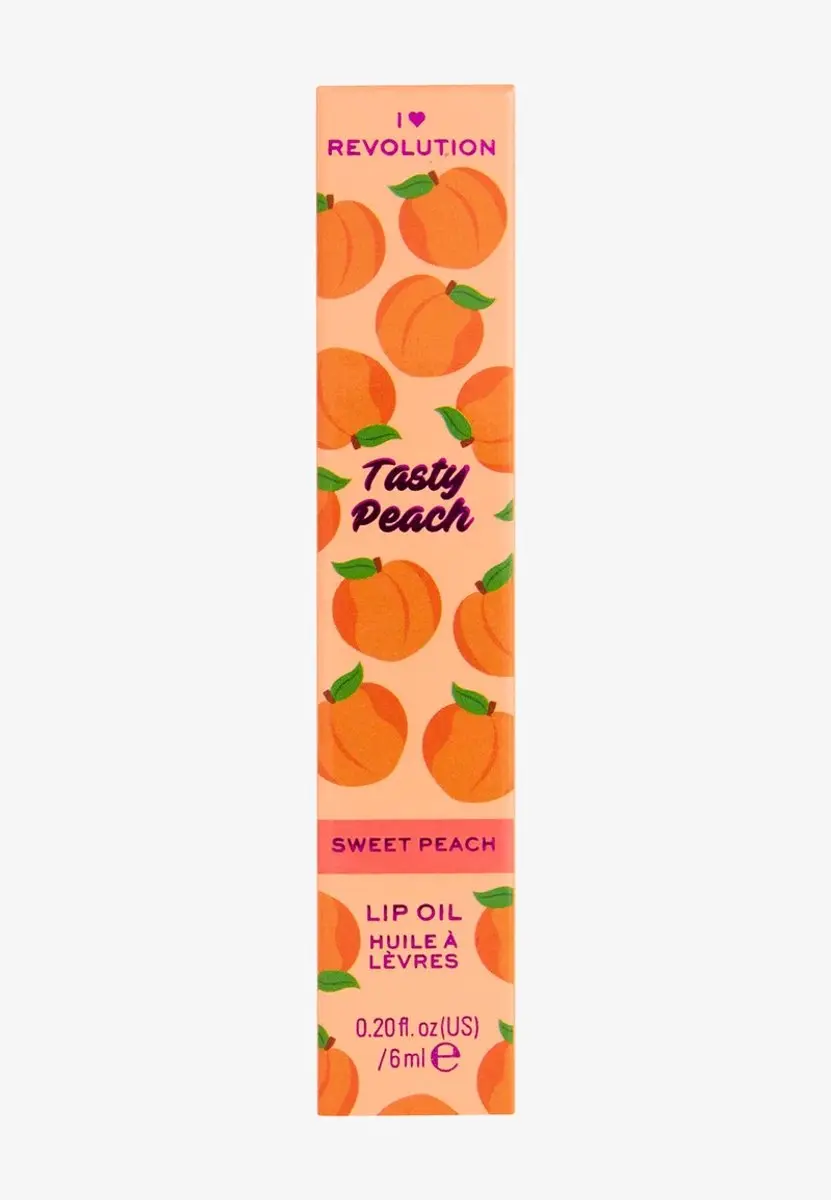 Makeup Revolution I Heart Revolution Tasty Peach Lip Oil - 6ml - Koraal