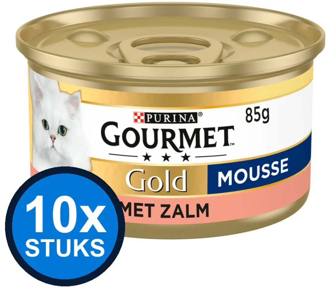 Gourmet Gold Mousse Zalm Natvoer Blik