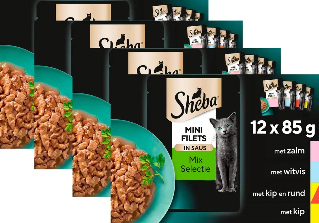 Sheba Mini Filets Selectie van de Chef Saus