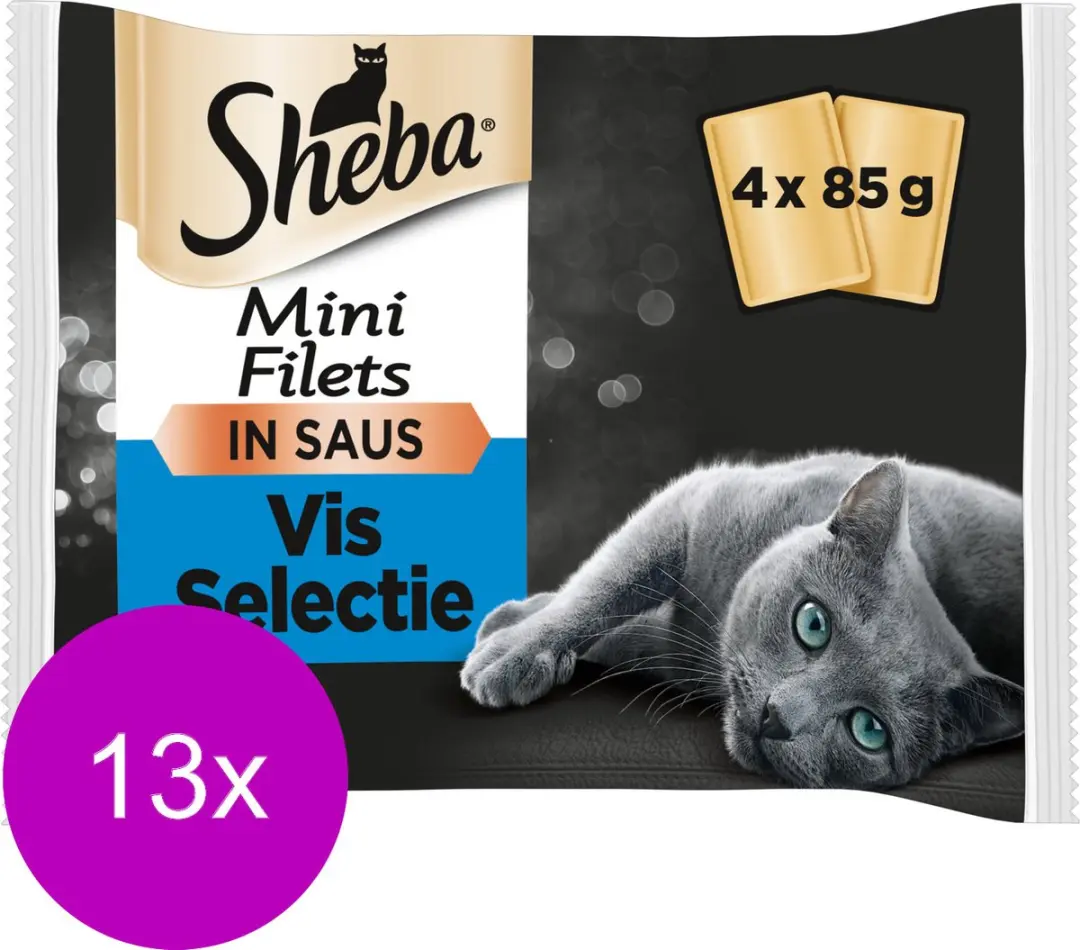 Sheba Mini filets in saus Vis klein
